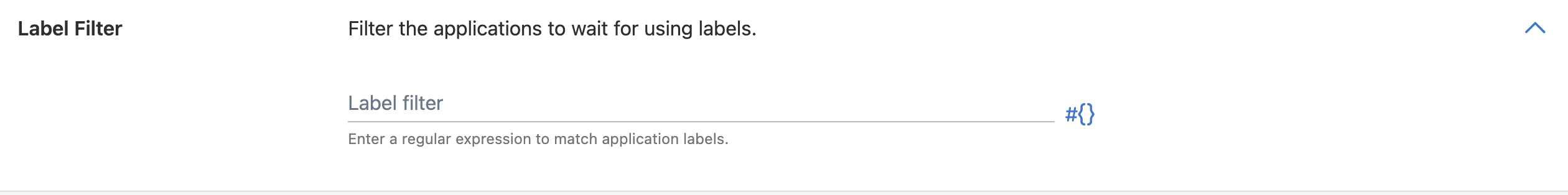 Wait for Argo CD Applications label filter configuration